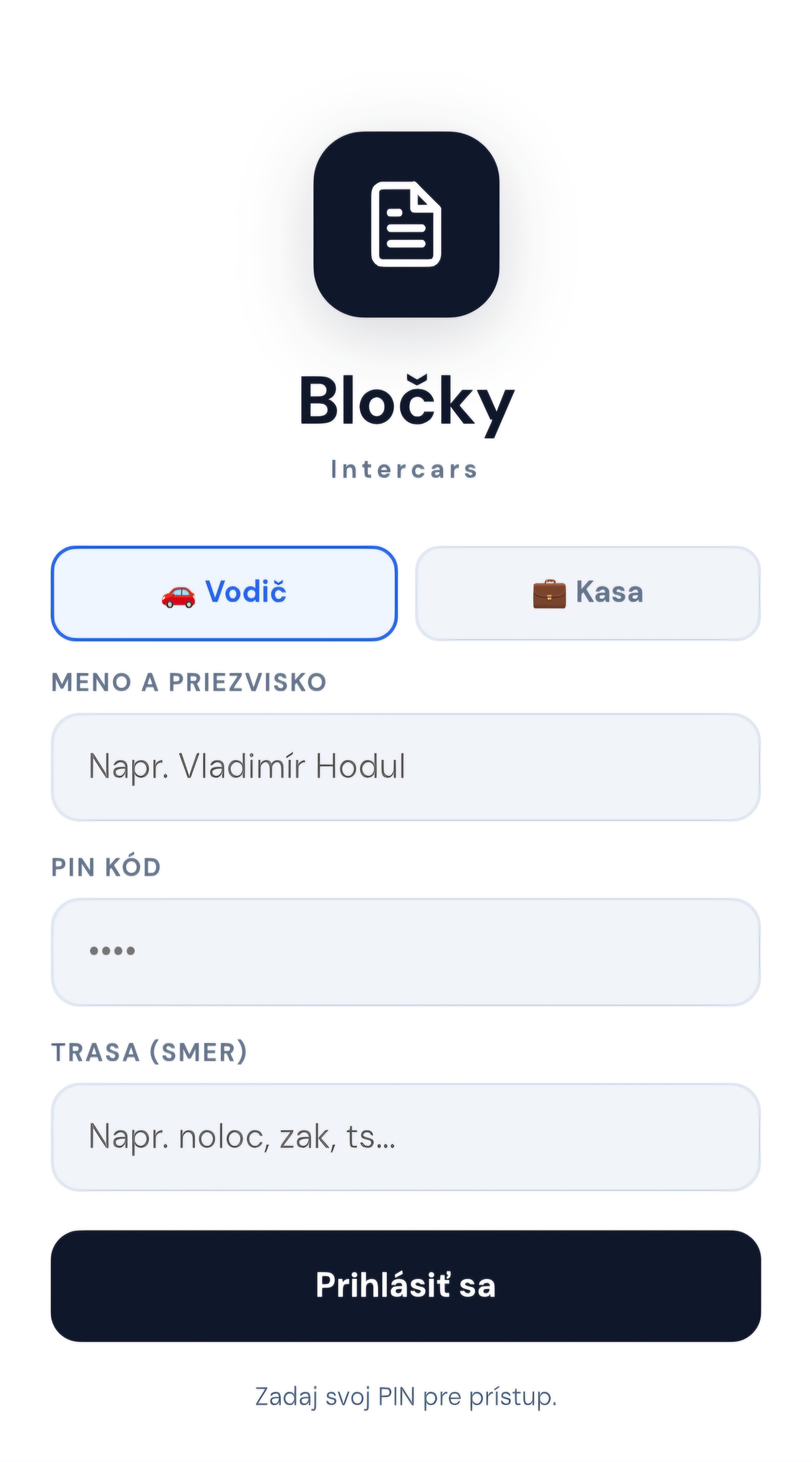 Bločky systém